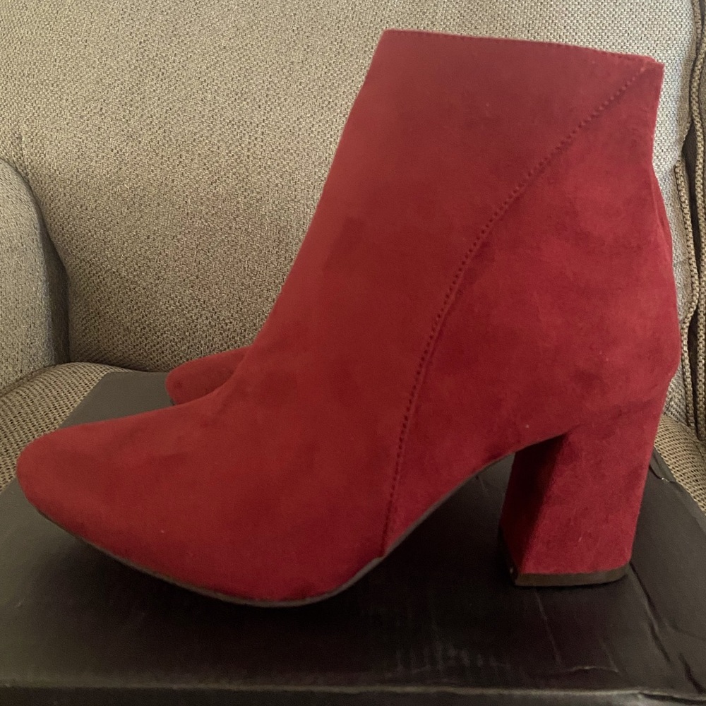 Betani Footwear Red Booties